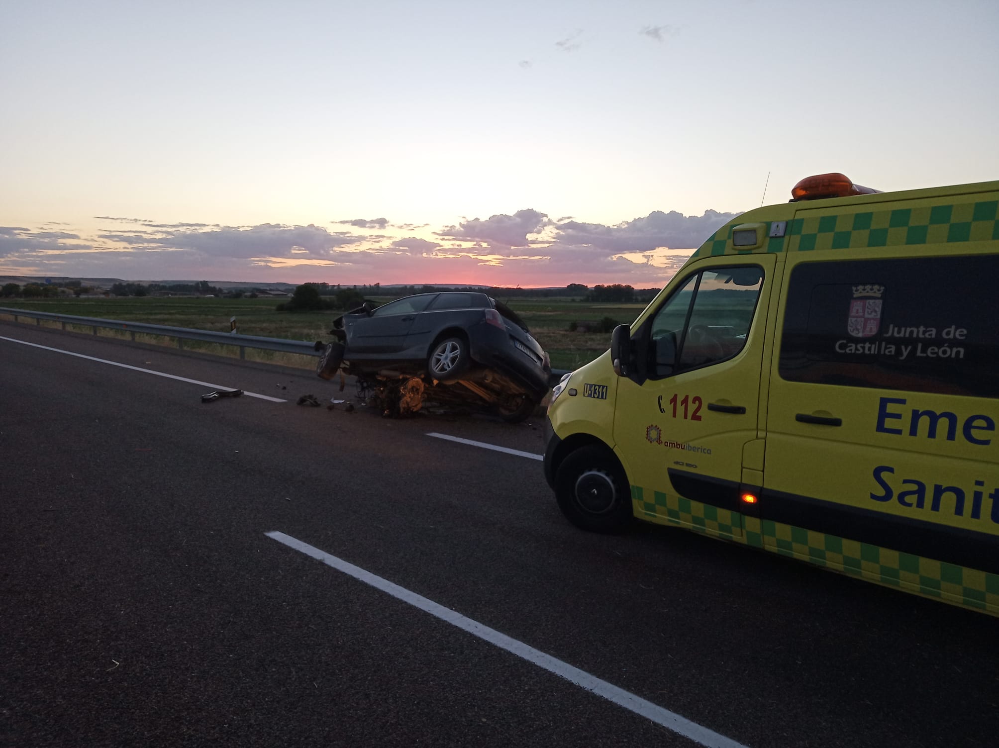 Herido Un Var N Tras Sufrir Un Aparatoso Accidente En La A A Su