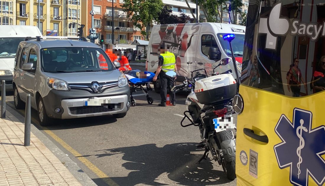 Un herido en un accidente de tráfico en Zamora capital