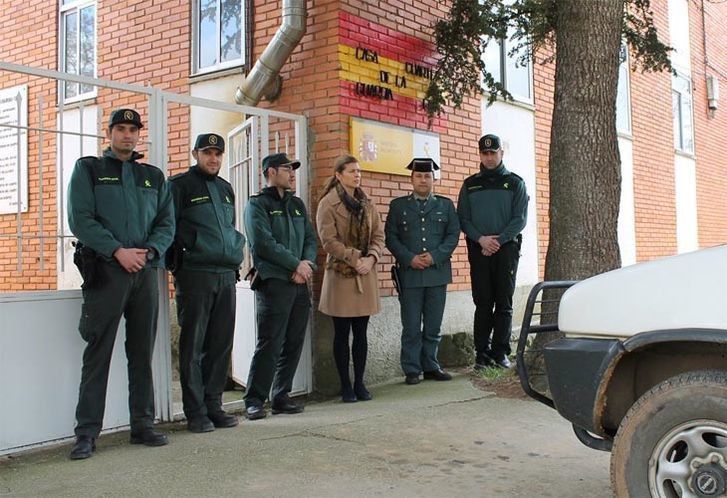 San Dami N Visita Las Mejoras Acometidas En El Cuartel De La Guardia