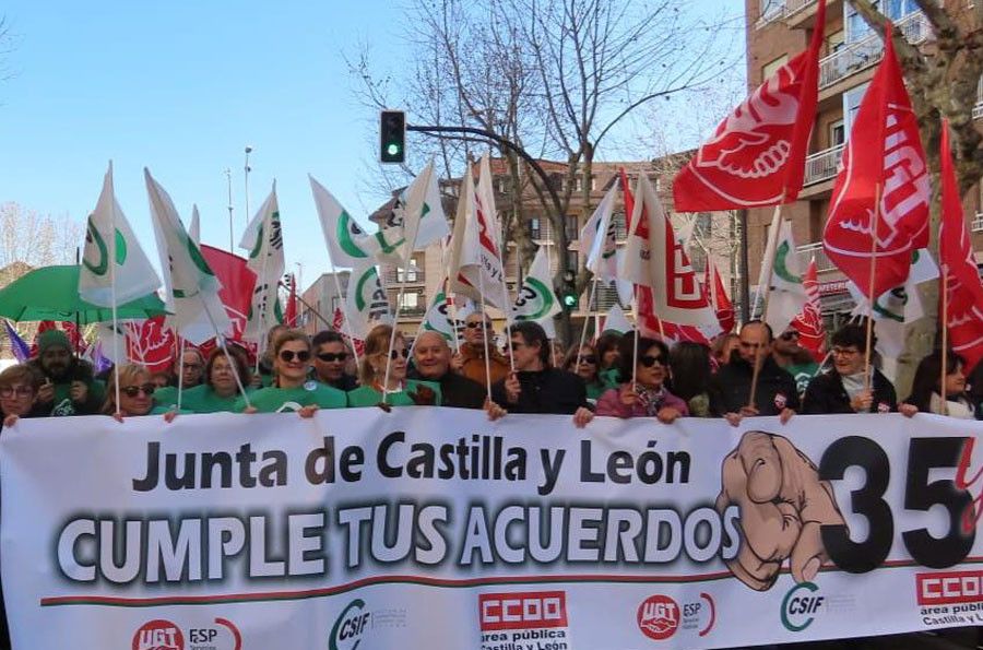 Los Sindicatos Vuelven A Movilizarse En Zamora Para Exigir Las 35 Horas