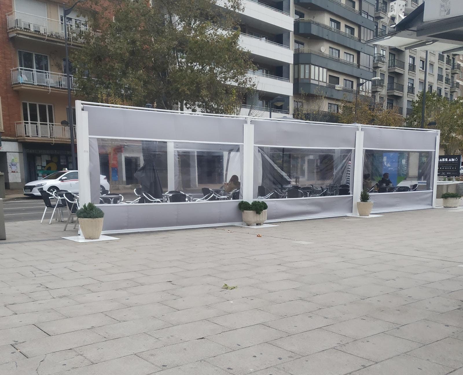 Terraza de un bar de Zamora