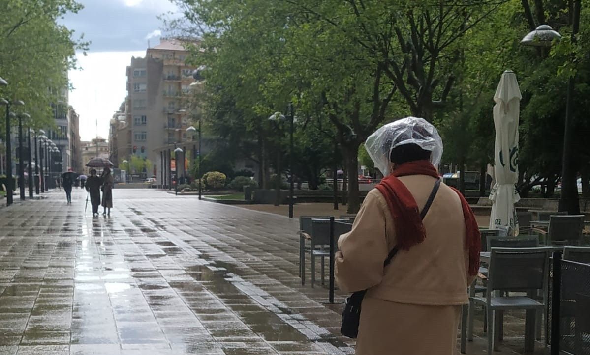 Tiempo lluvioso en Zamora 