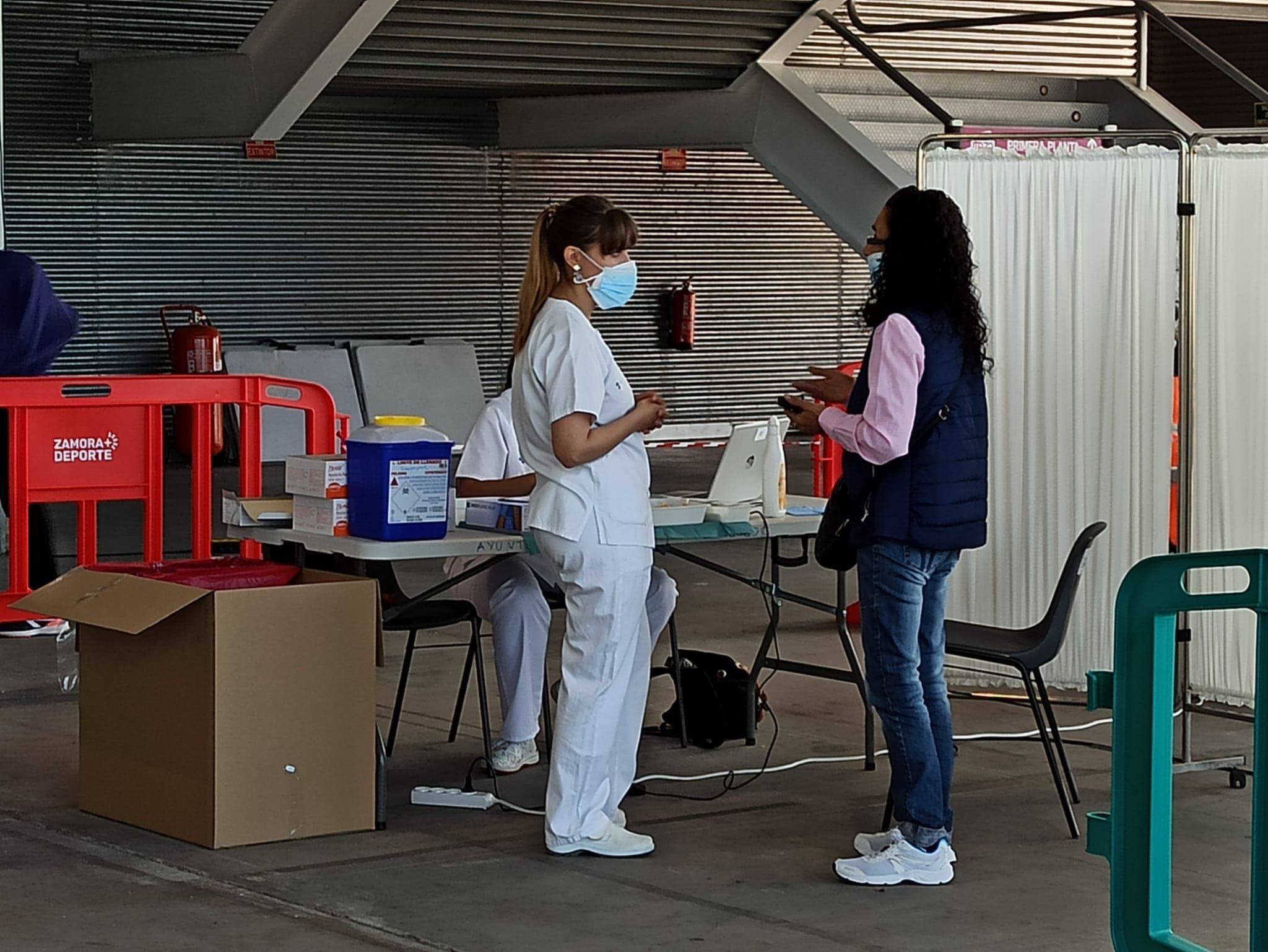 Vacunación masiva en Zamora en el recinto ferial Ifeza