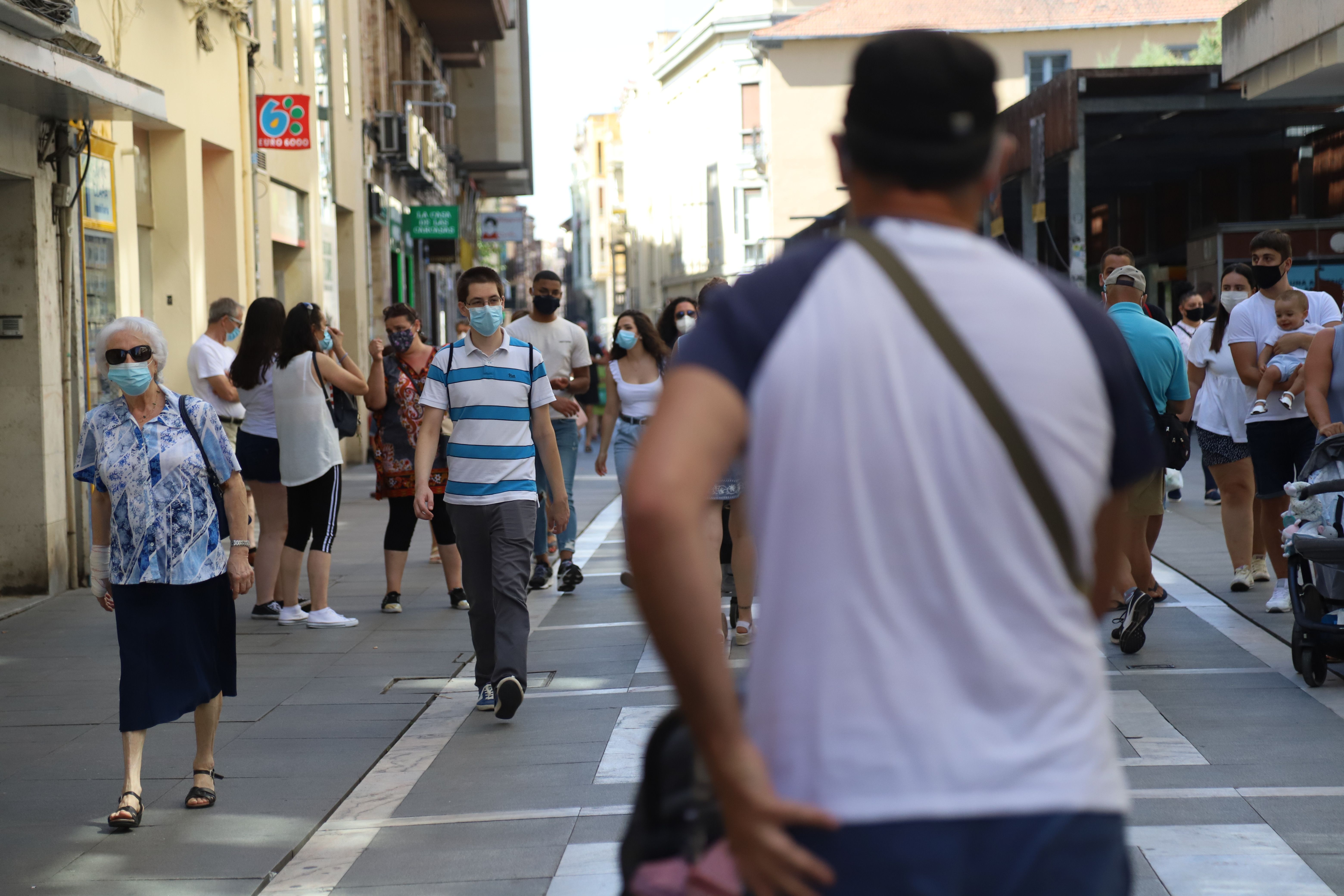 Zamoranos pasean por la ciudad