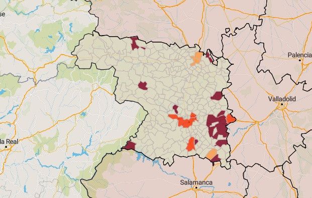 Aumentan de forma significativa los municipios de Zamora con una incidencia preocupante