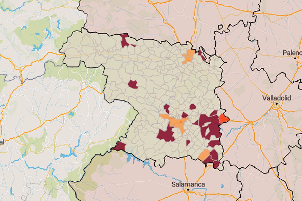 Se amplía el listado de los municipios de Zamora con una incidencia de coronavirus preocupante