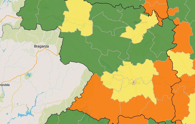 Mapa del coronavirus en Zamora: aumentan los contagios este lunes en dos zonas