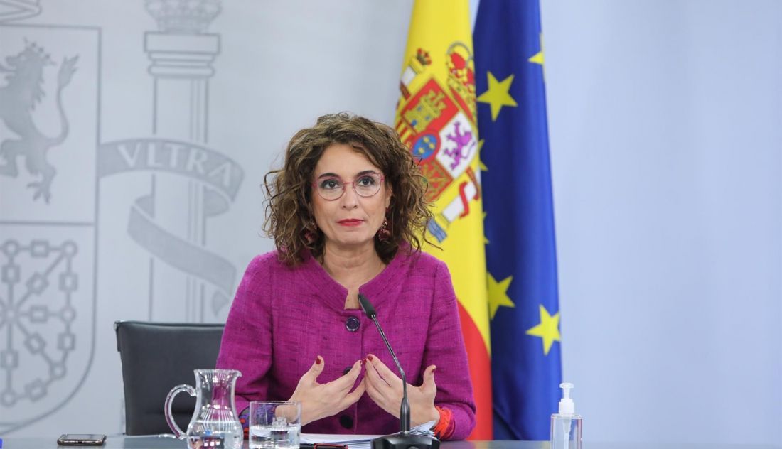 La ministra, María Jesús Montero.