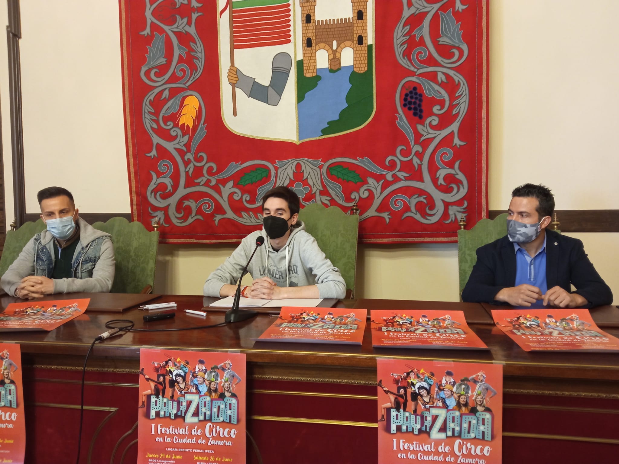 Presentación del festival en el Ayuntamiento de Zamora