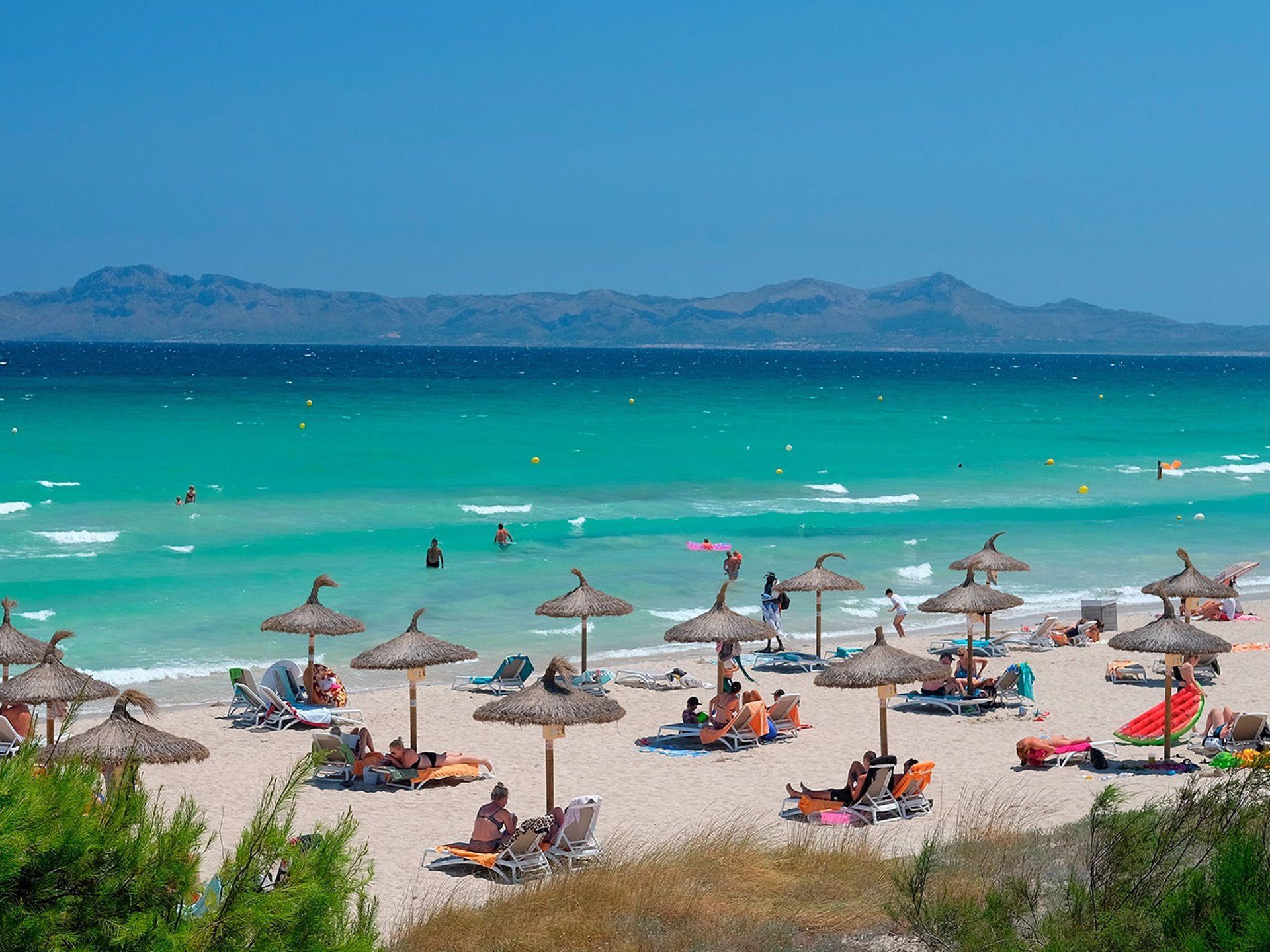 Playa del Muro, en Mallorca