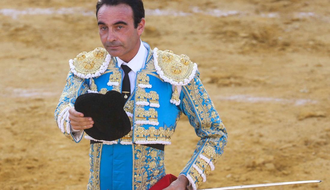 Enrique Ponce, durante una faena