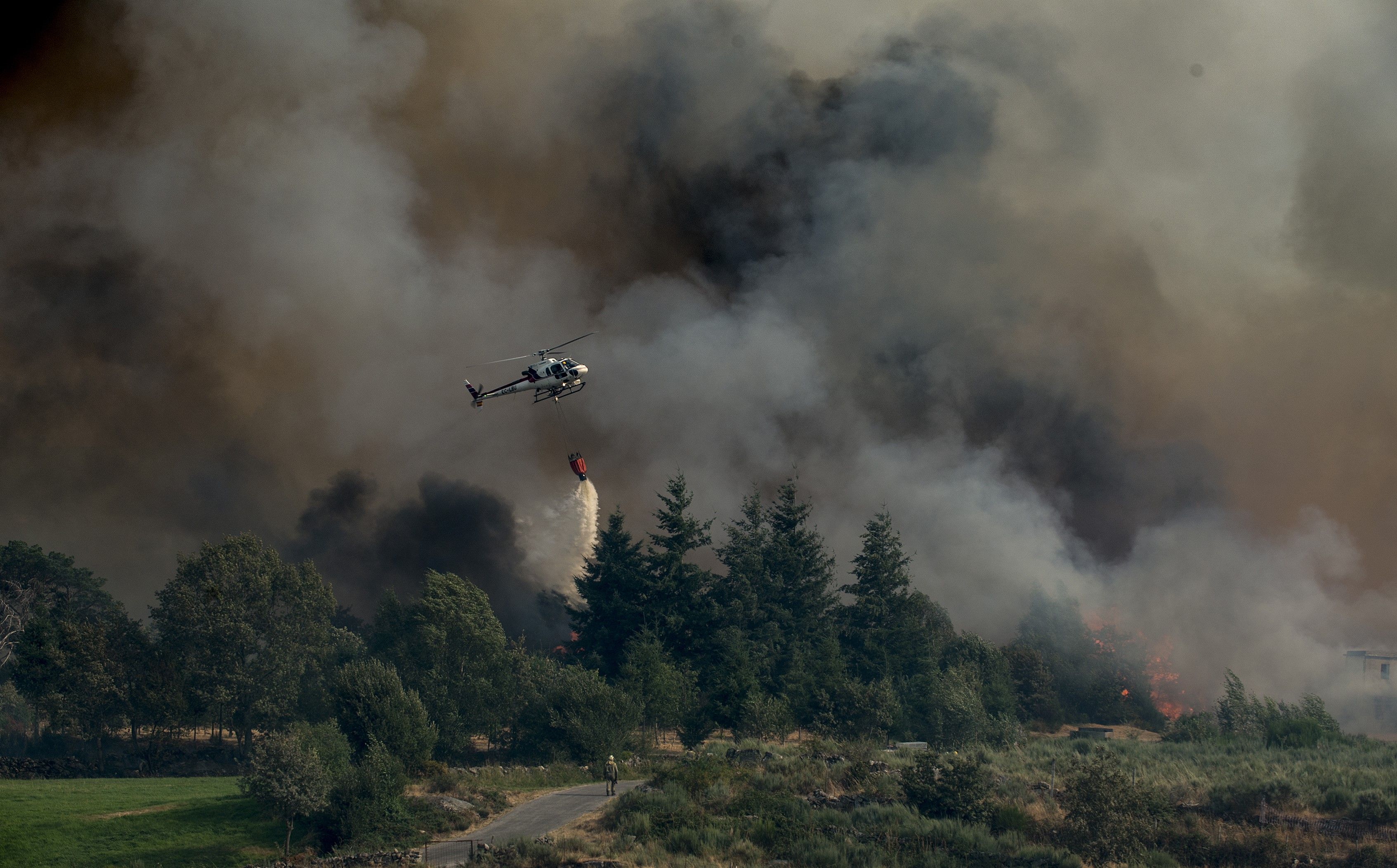 Imagen de archivo de un incendio.