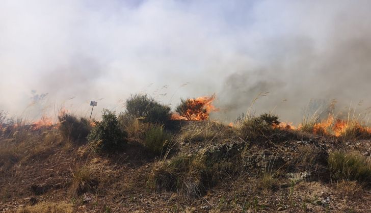 Imagen de archivo de un incendio