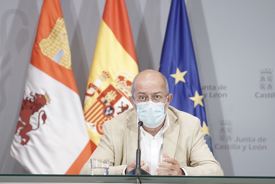 Francisco Igea durante la rueda de prensa. ICAL