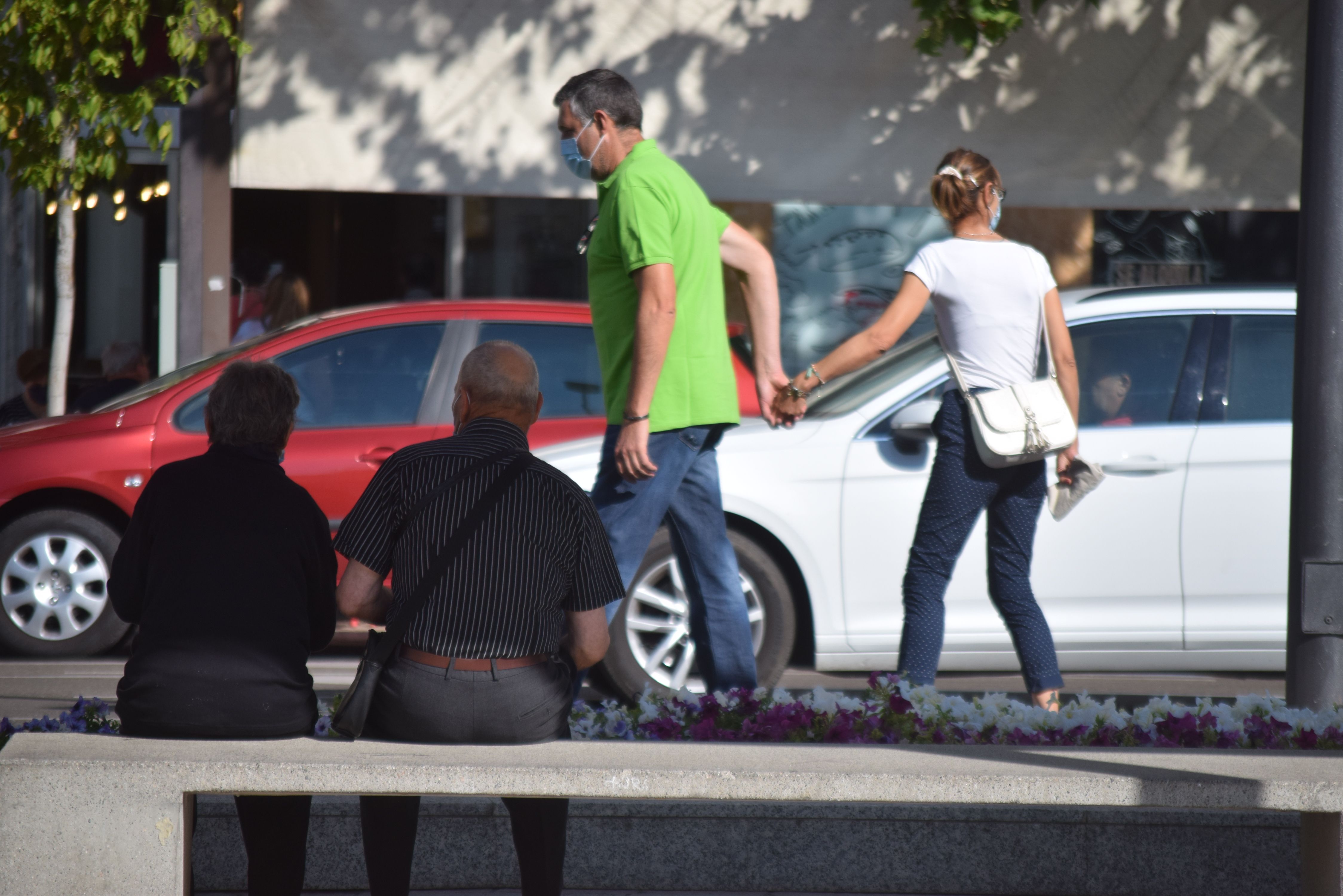 Dos parejas de zamoranos en La Marina