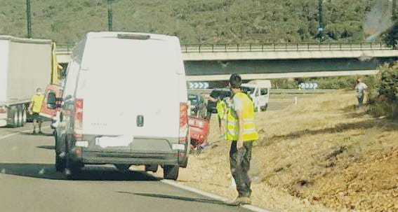 Imagen del accidente Foto Radar Zamora