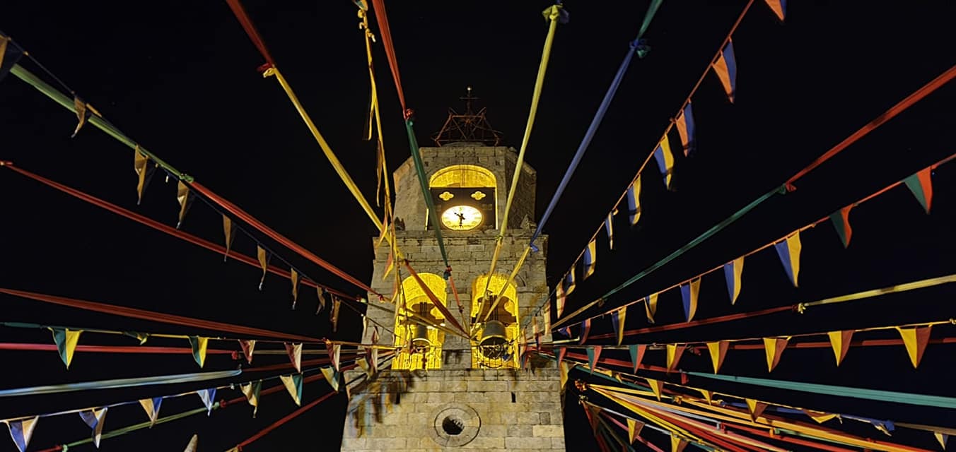 Castillo de Puebla engalanado