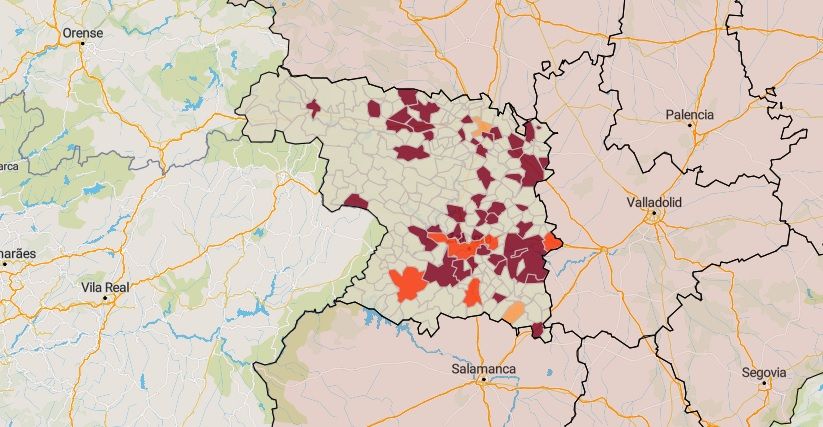 Municipios en riesgo este miércoles