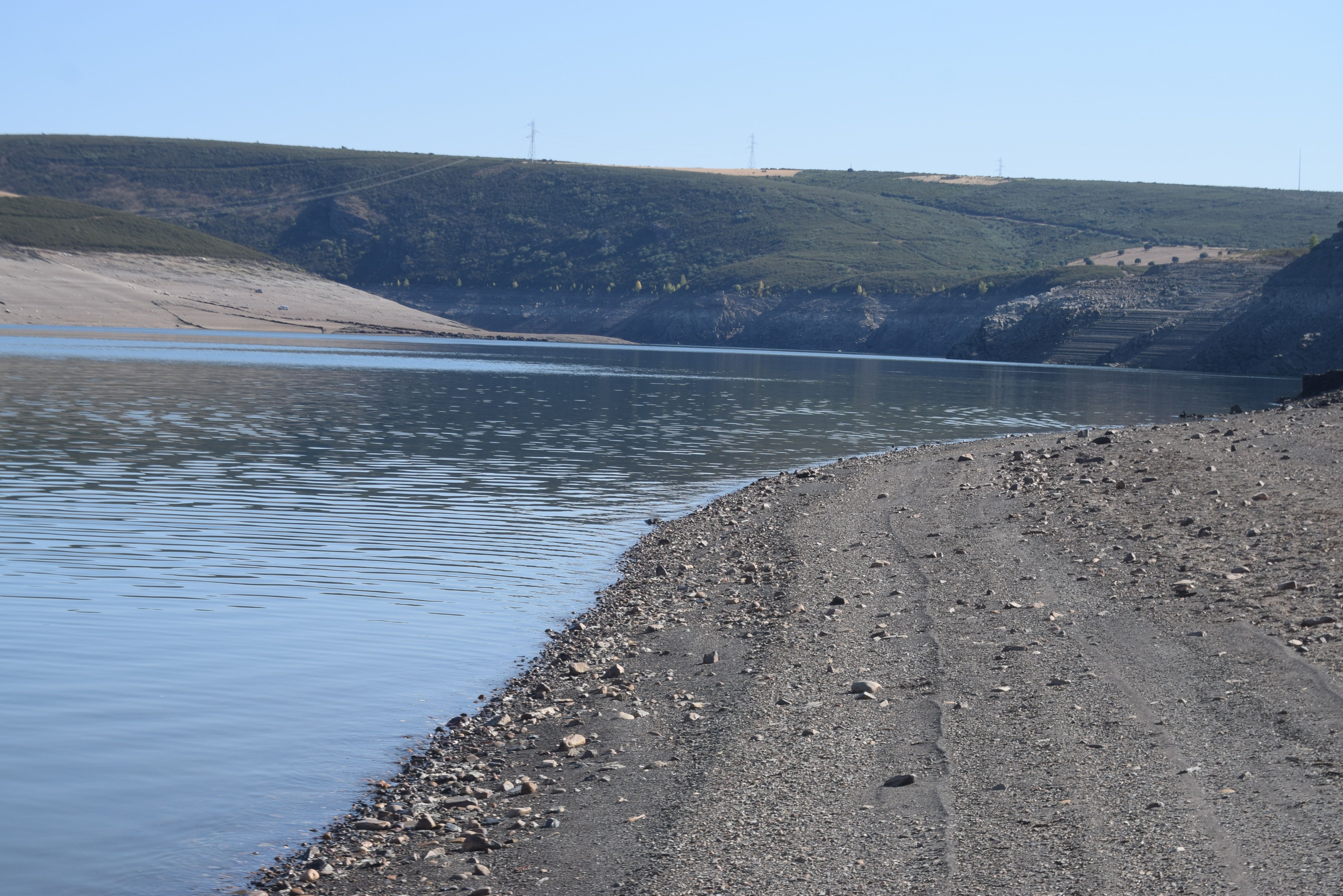 Embalse de Ricobayo en la zona de La Pueblica