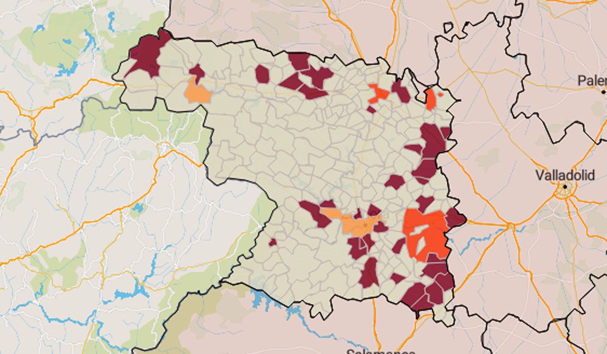 Estado de los municipios a 22 de agosto