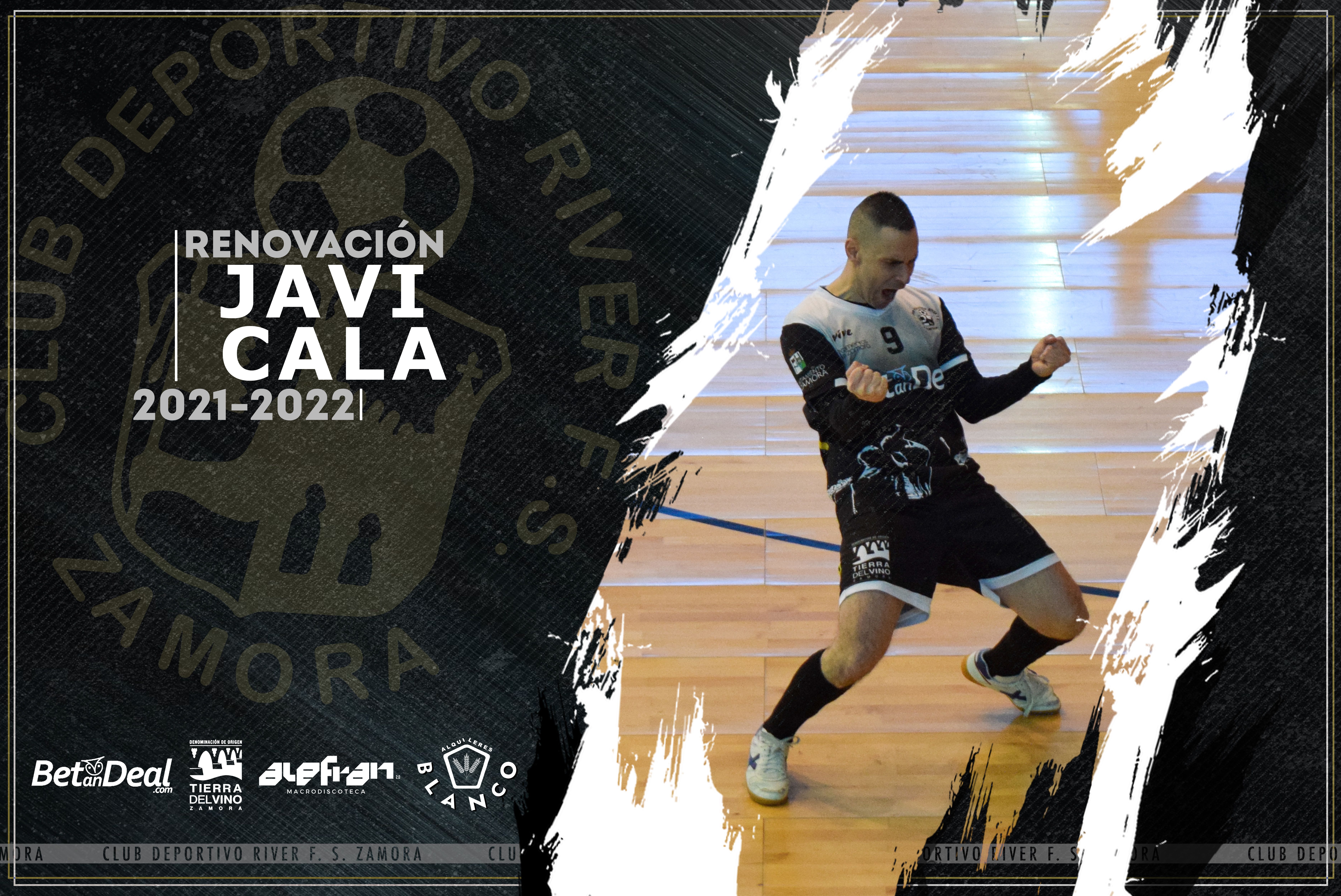 Cartel de la renovación de Javi Cala