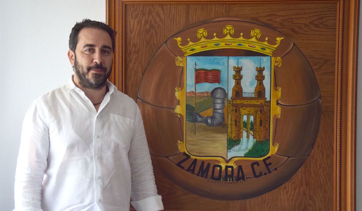 El presidente del Zamora CF, Víctor de Aldama