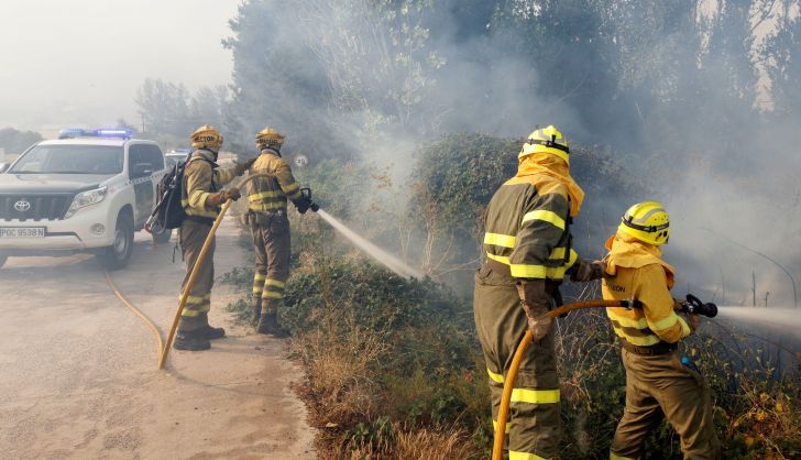 Imagen de archivo de un incendio