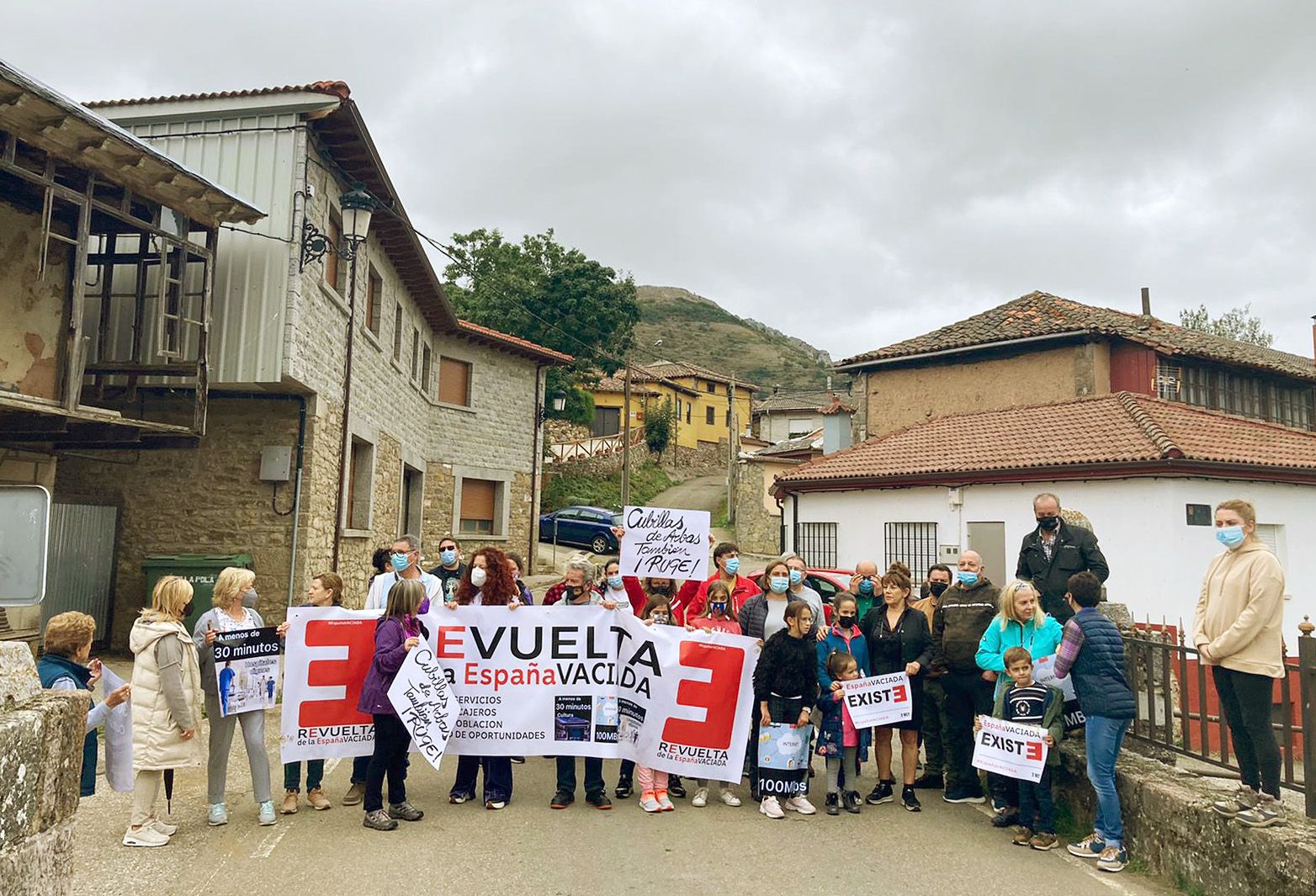 Acción reivindicativa de la España Vaciada. Archivo.