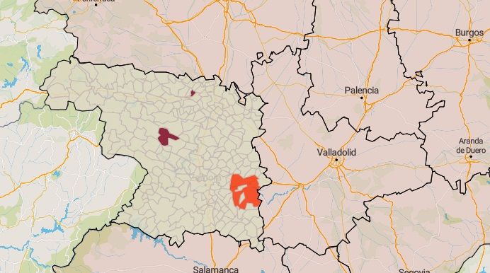 Municipios en riesgo este miércoles