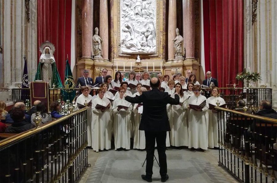 Coro sacro Jerónimo Aguado. Archivo.