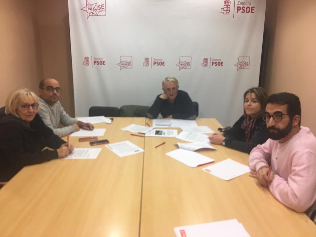 PSOE Zamora. Reunión Palacios del Pan y Andavías