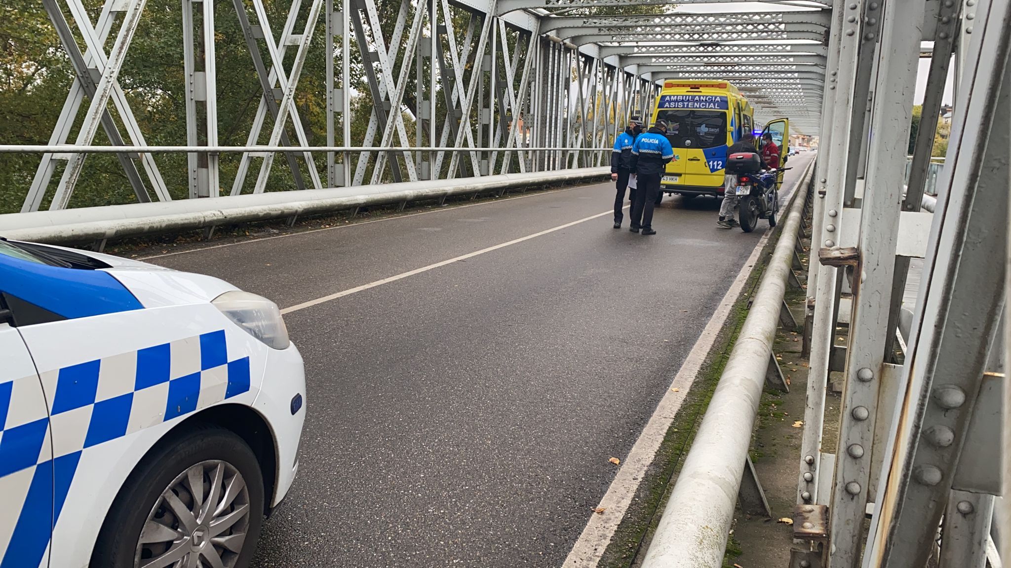 Accidente en el Puente de Hierro