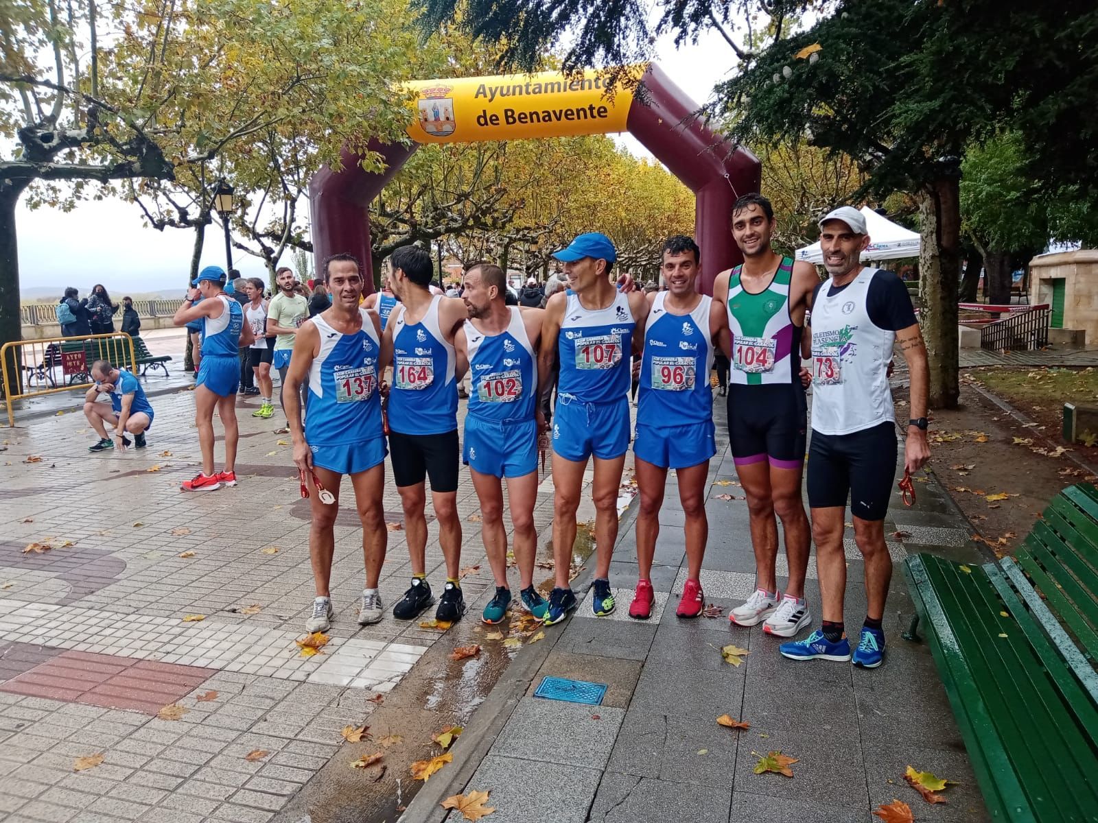 Corredores del club en Benavente