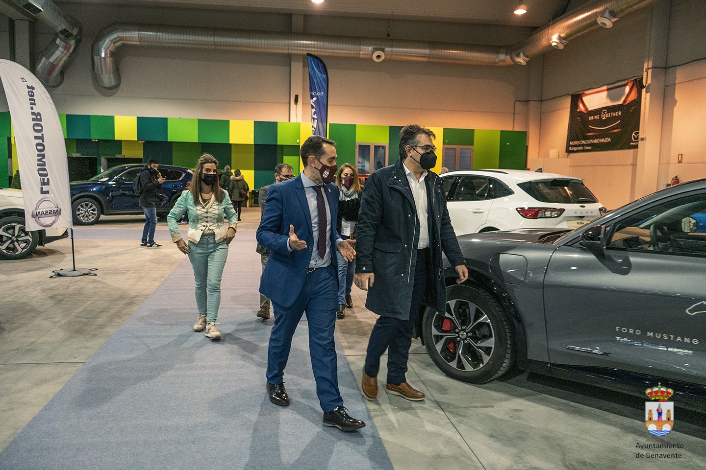 Inauguración de la Feria del Automóvil de Benavente