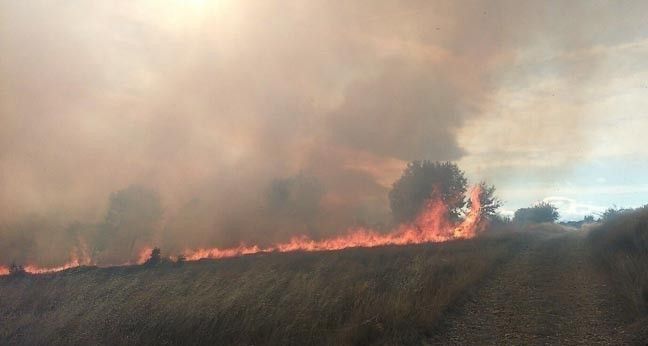 Incendio Ferreras de Abajo. archivo