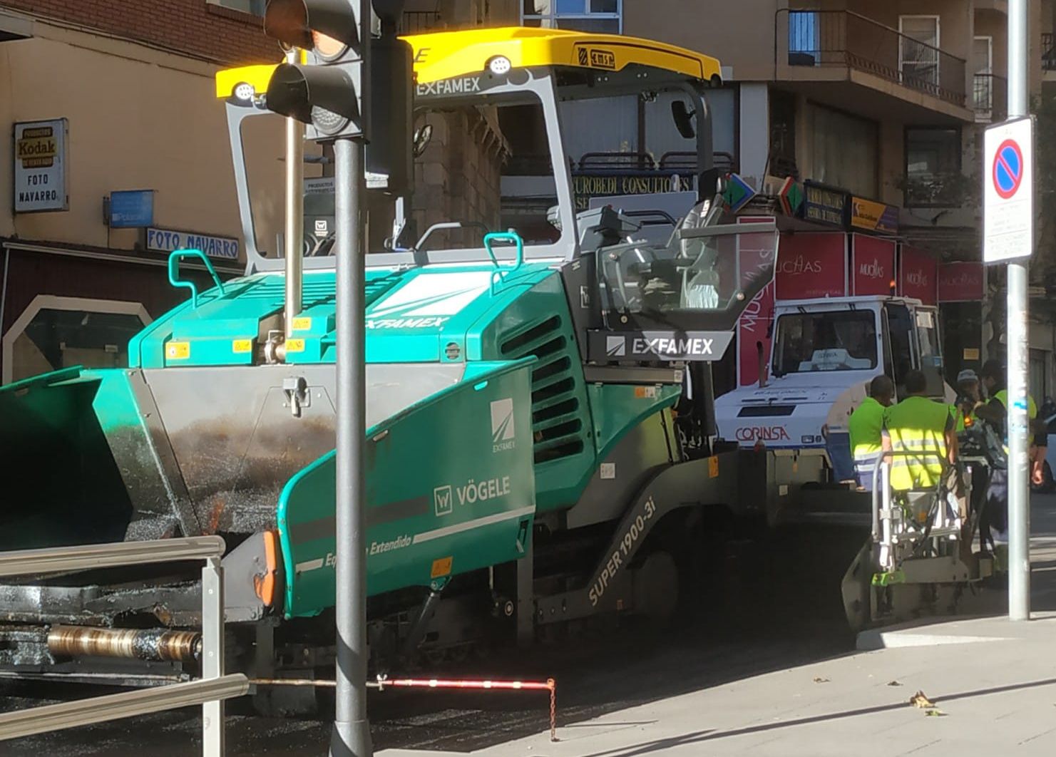 Obras en Plaza de Alemania