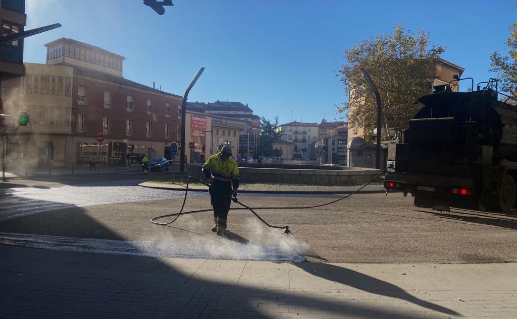 Obras en la Plaza de Alemania (2)