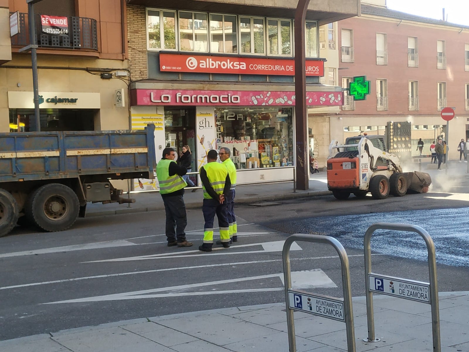 Obras en la Plaza de Alemania (5)