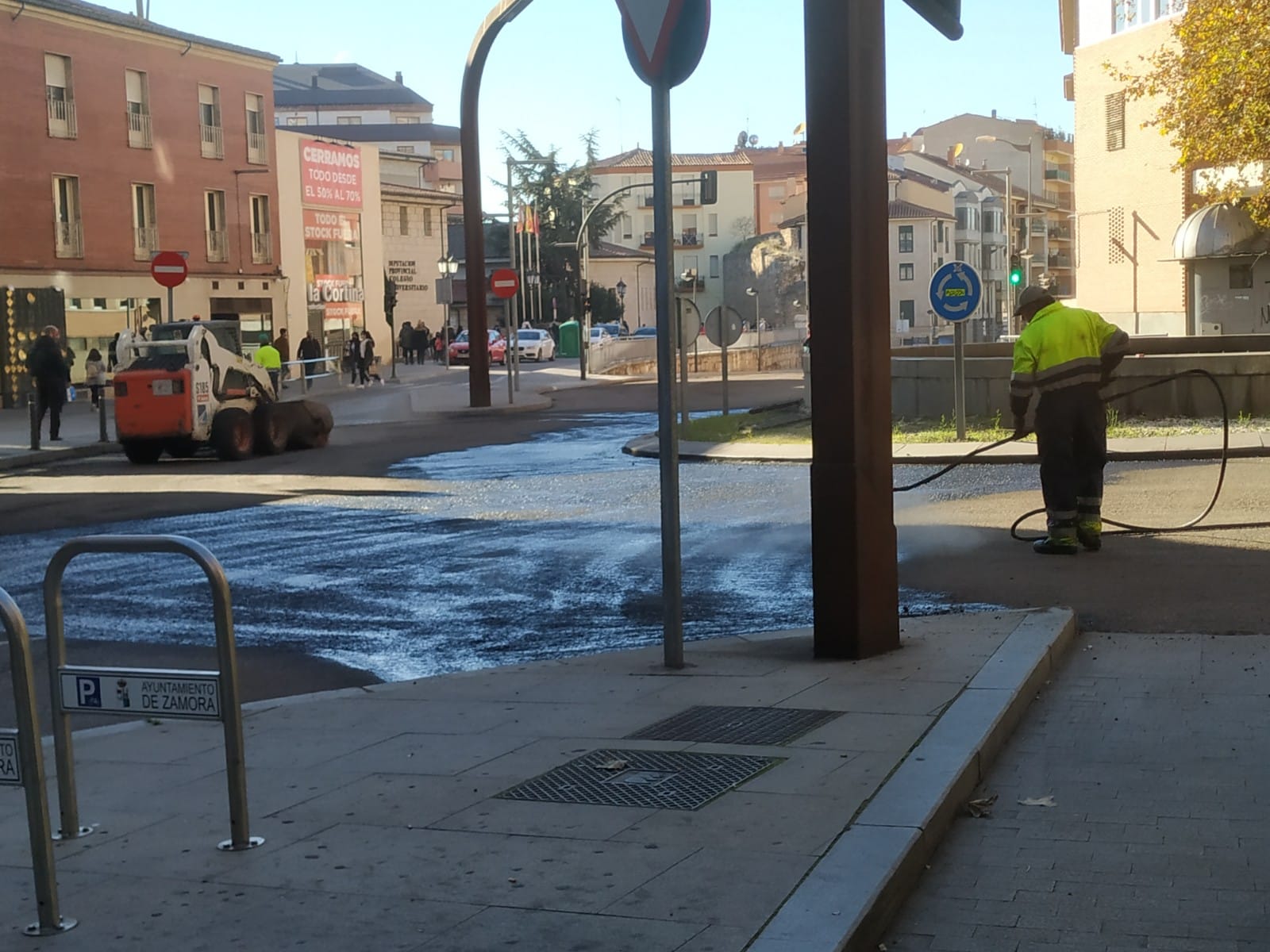 Obras en la Plaza de Alemania (6)