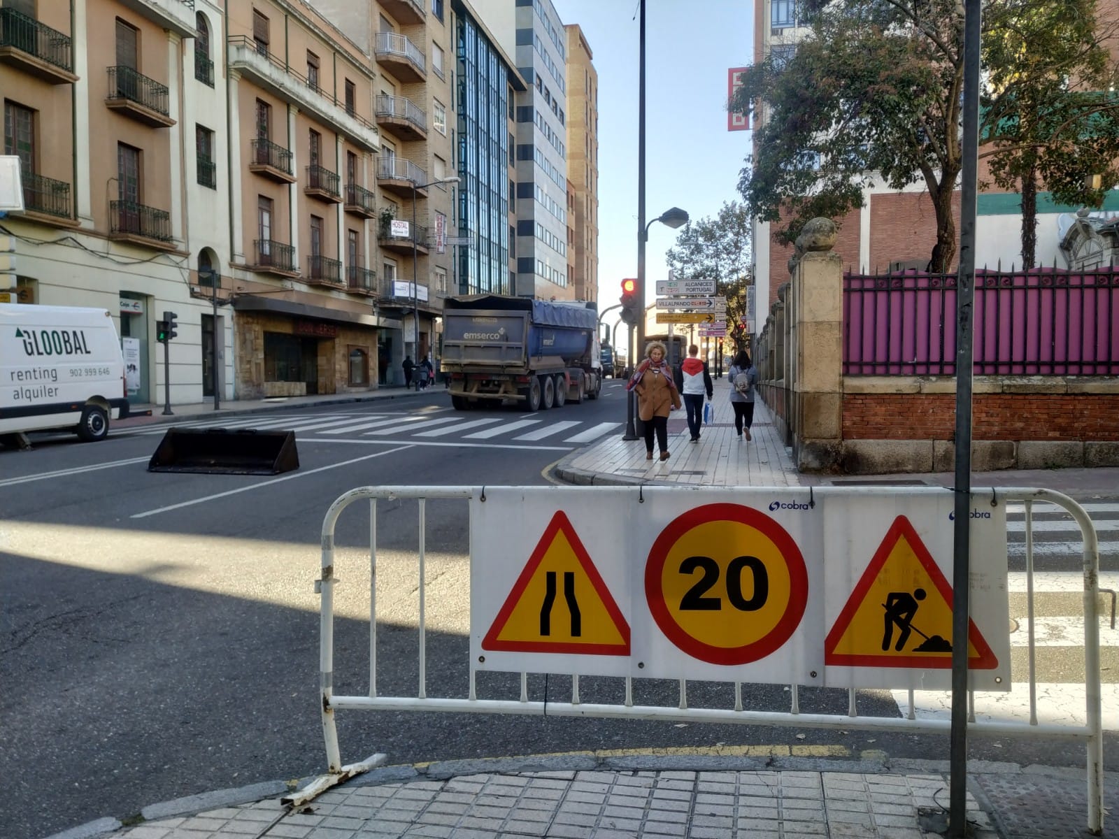 Obras en la Plaza de Alemania (1)