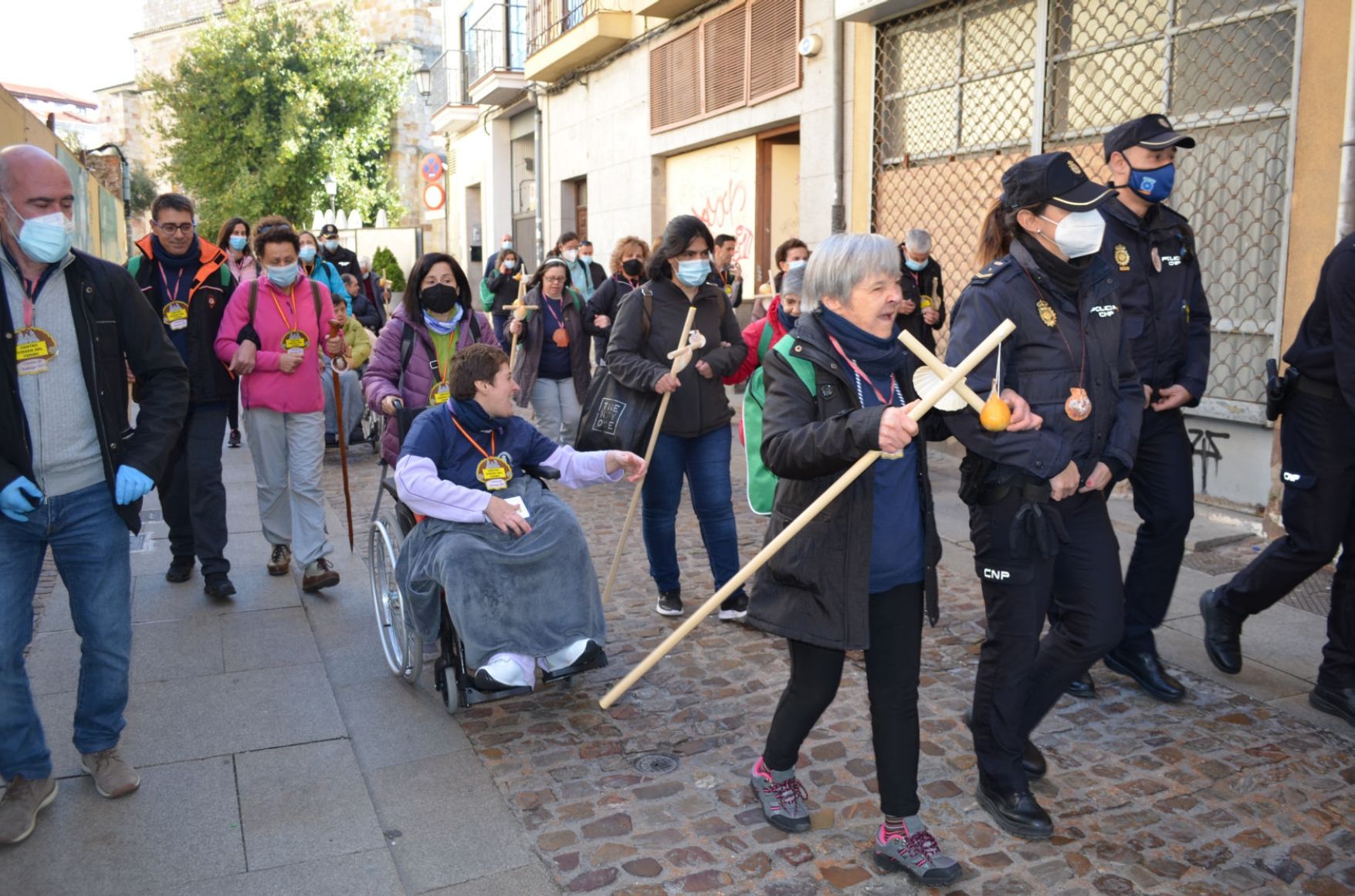 Un instante del recorrido 