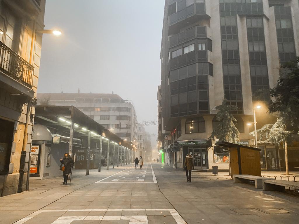 El tiempo en Zamora un día de niebla