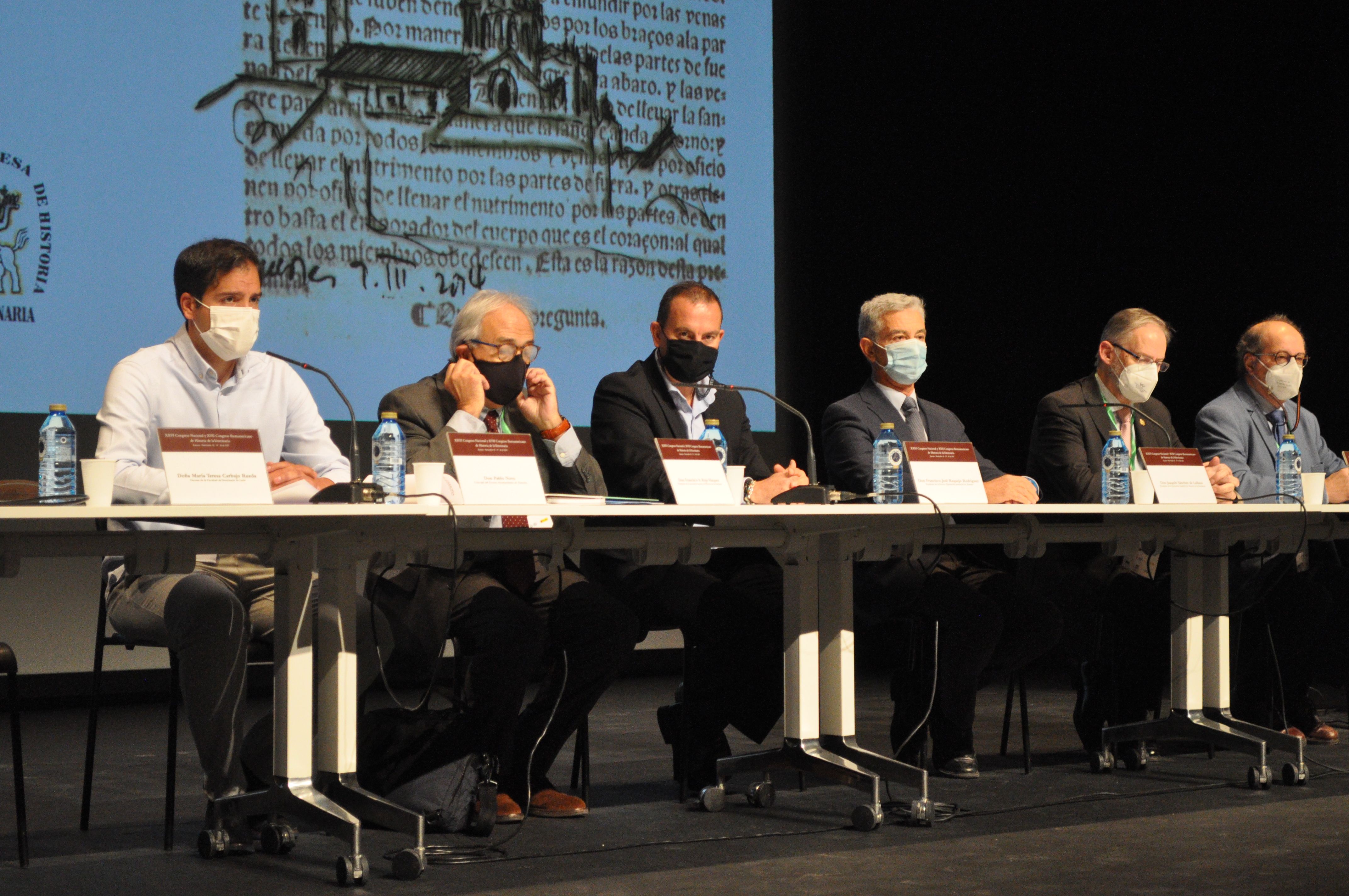 Franciso Requejo durante el Congreso de Veterinarios