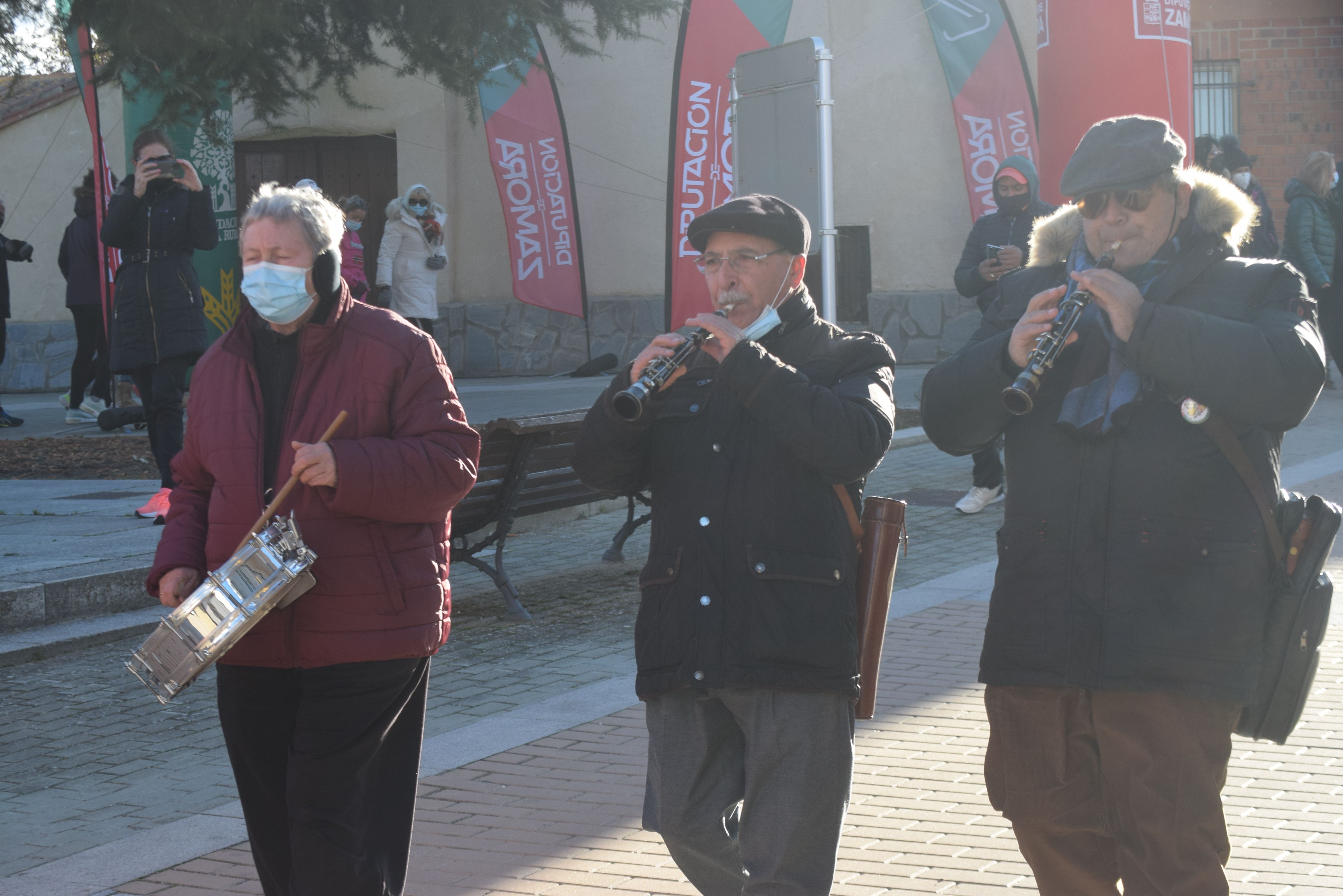 Marcha contra la violencia de género en Morales del Vino