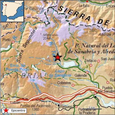 Terremoto en Sanabria