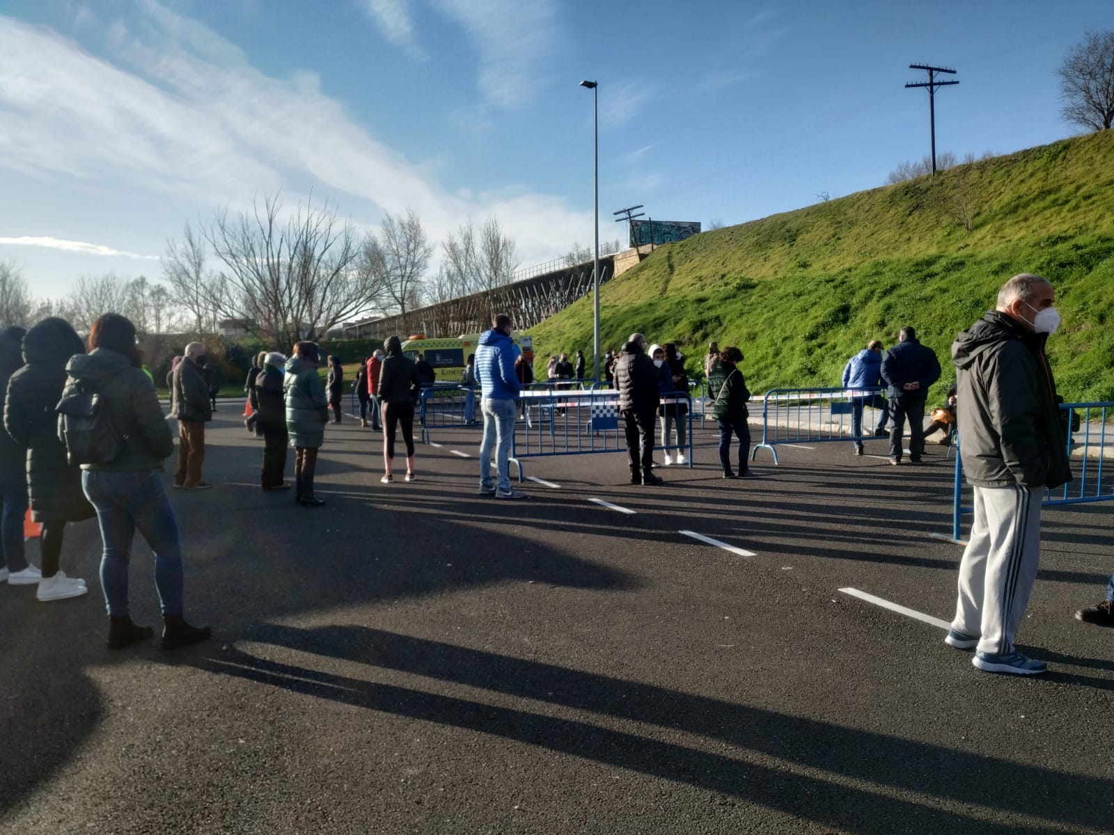 Cribado masivo en la Ciudad Deportiva 