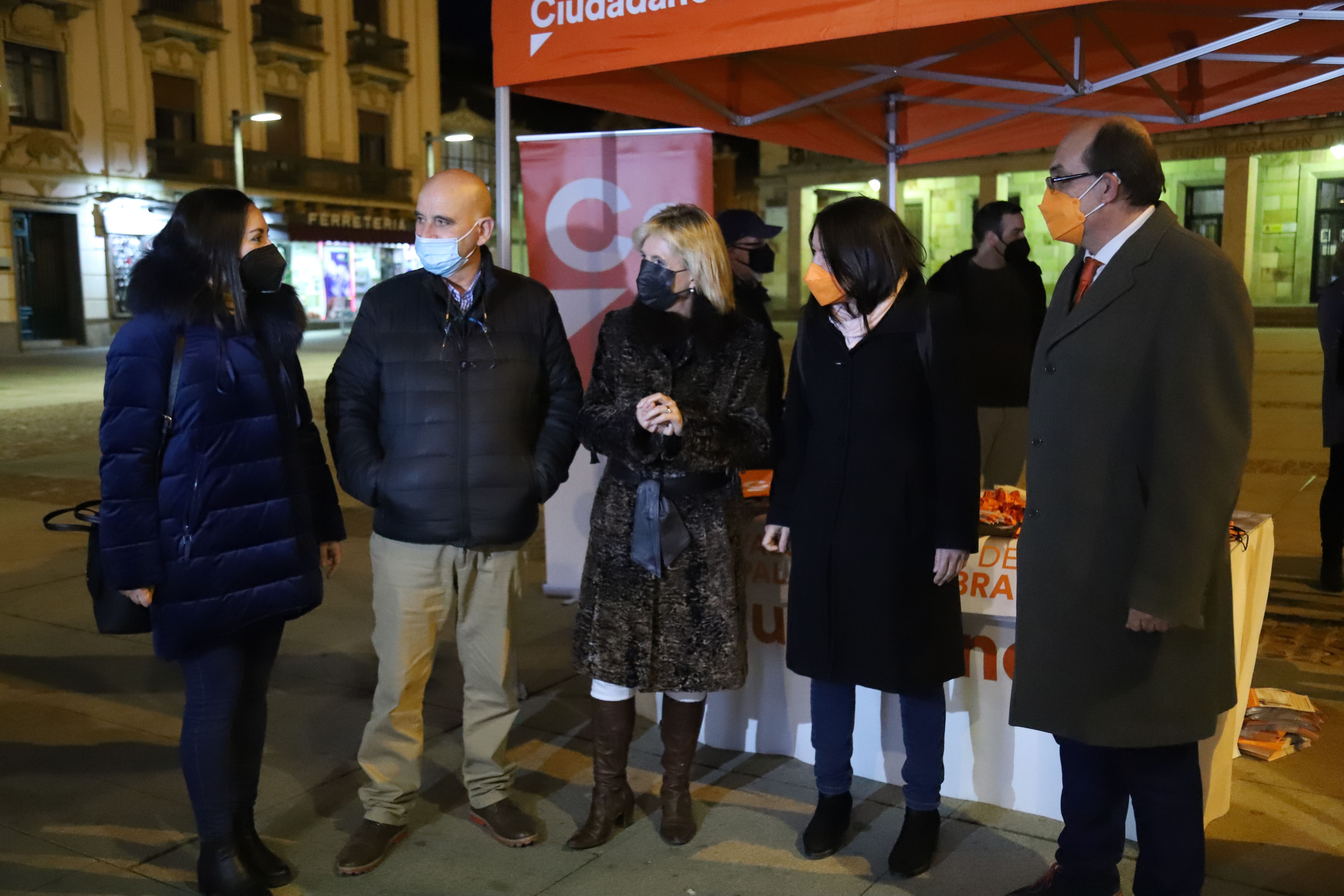 Marina Bravo, en la visita realizada a Zamora para apoyar la candidatura de Alfonso Martín Carretero