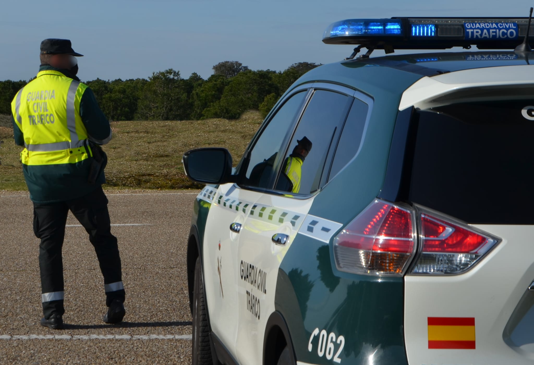 Guardia Civil de Zamora en un control