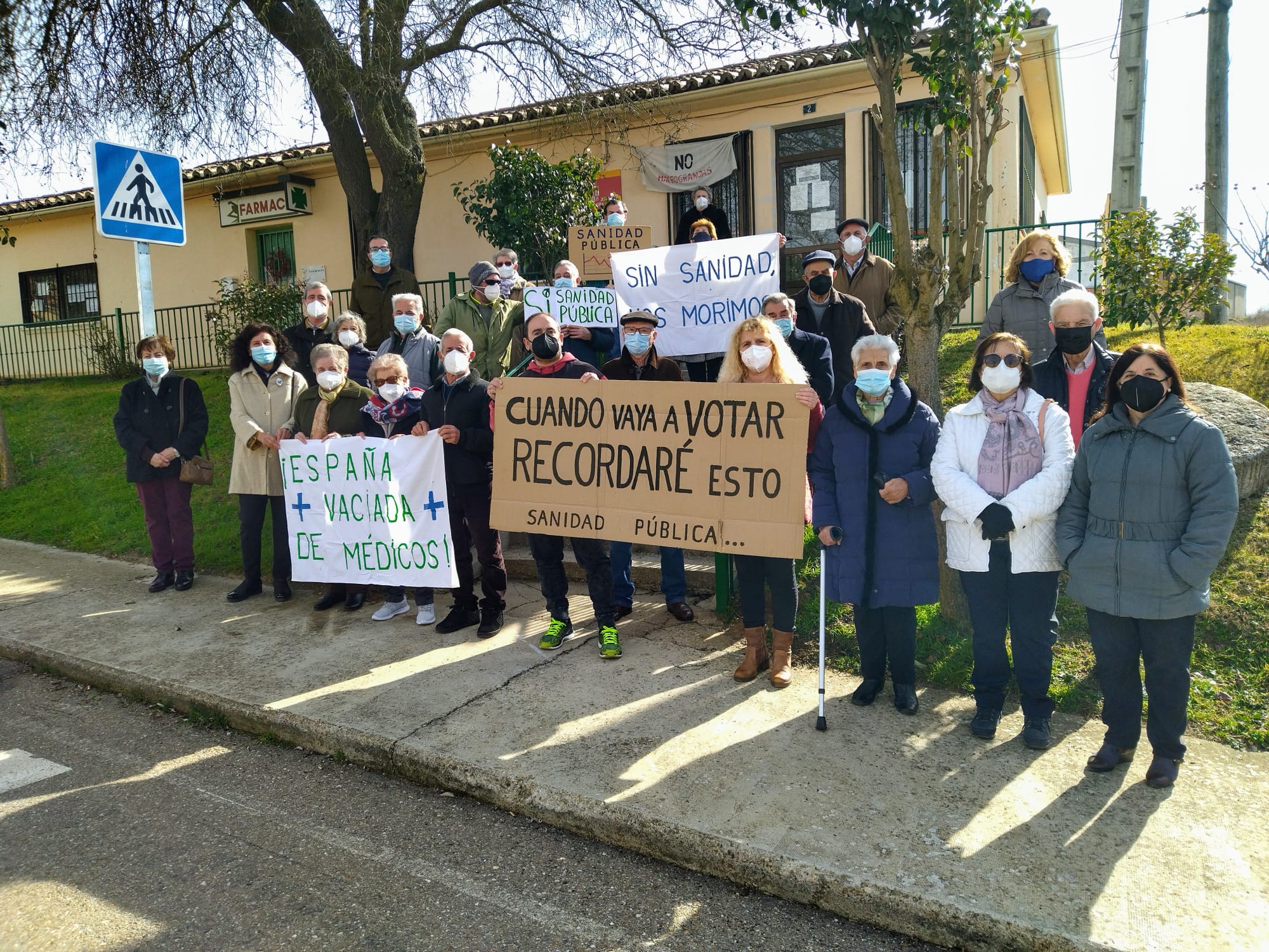 La lucha por la sanidad rural digna vuelve a las calles de Pozoantiguo