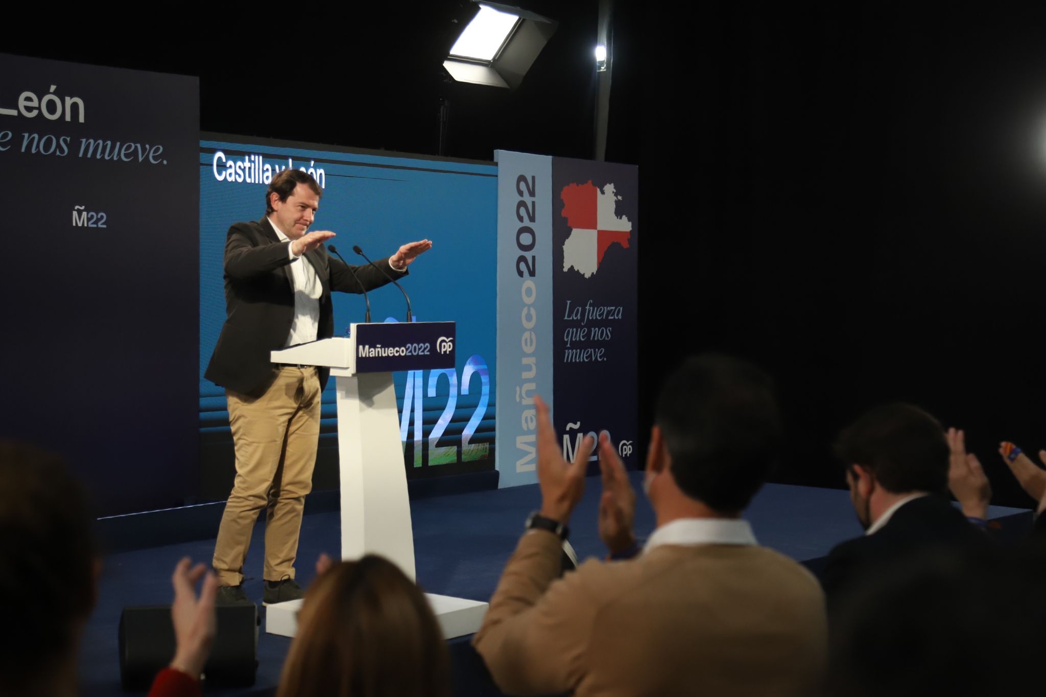 Alfonso Fernández Mañueco en un acto en Zamora Foto María Lorenzo